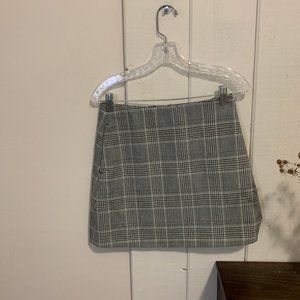 Wilfred Checkered Mini Skirt